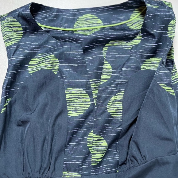 Banana Republic navy and green dress size 0 - Picture 9 of 13